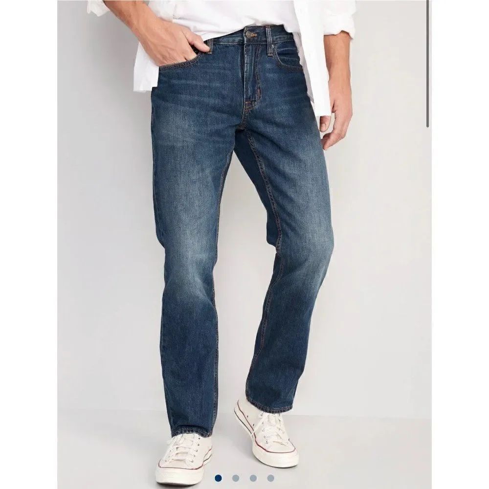 Old Navy Men’s Straight Leg Jean Size 34 /32